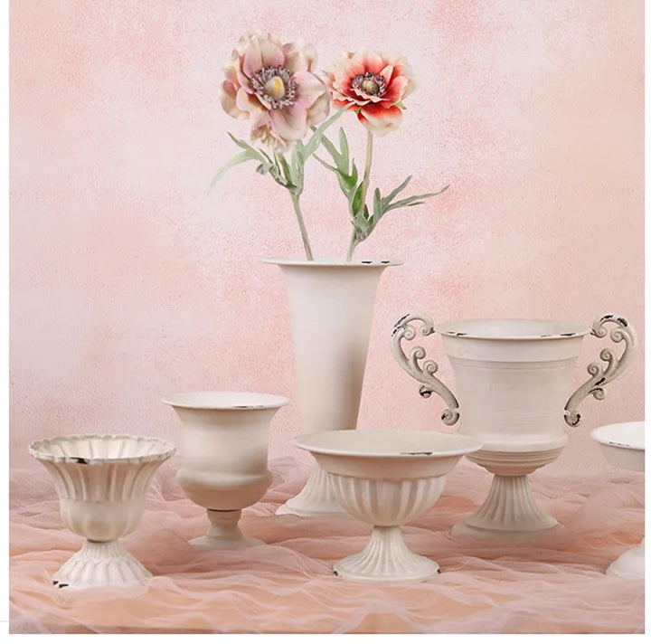 Stornfield | European Vintage Iron Chalice Vase