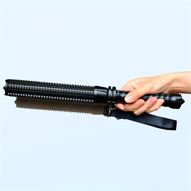 Tactical Rechargeable Flashlight Telescopic Self Defense Stick | Stornfield