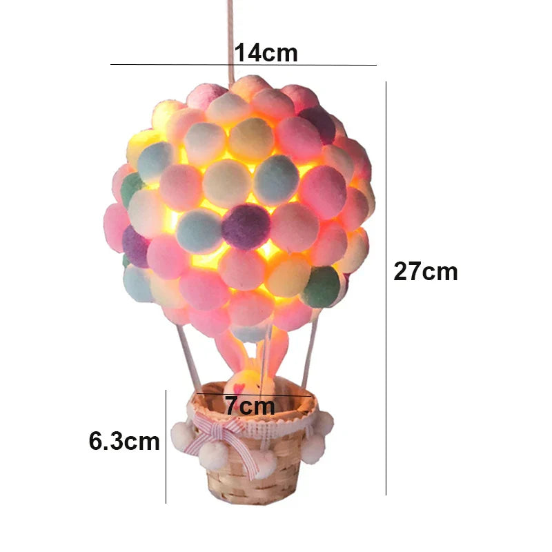 DIY Hot Air Balloon-Shape Flying Animals Night Lamp | Stornfield
