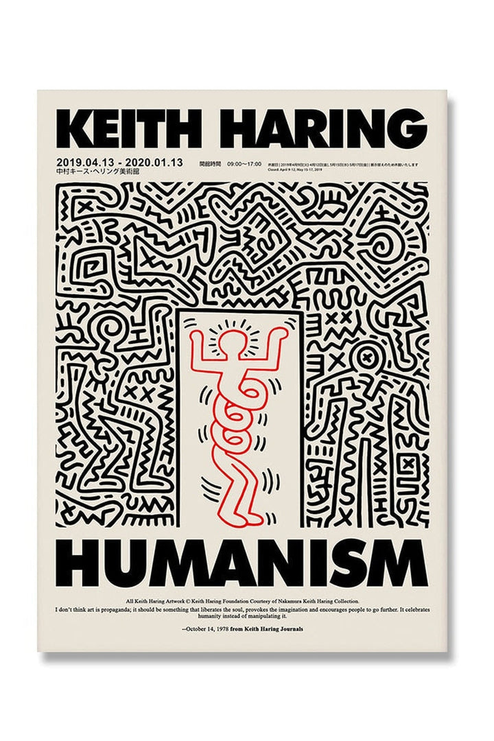 Stornfield | Keith Haring Inspired Canvas Art