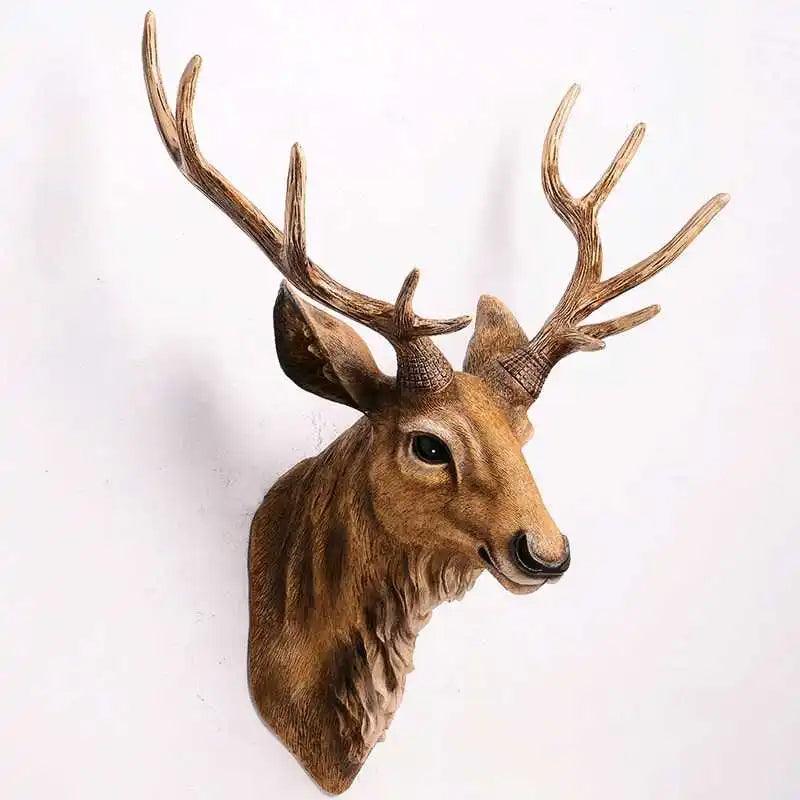 Stornfield | MysticHorn™ | Majestic Deer Head Wall Decor | Rustic Antler Design for Cabin & Lodge Home Decor