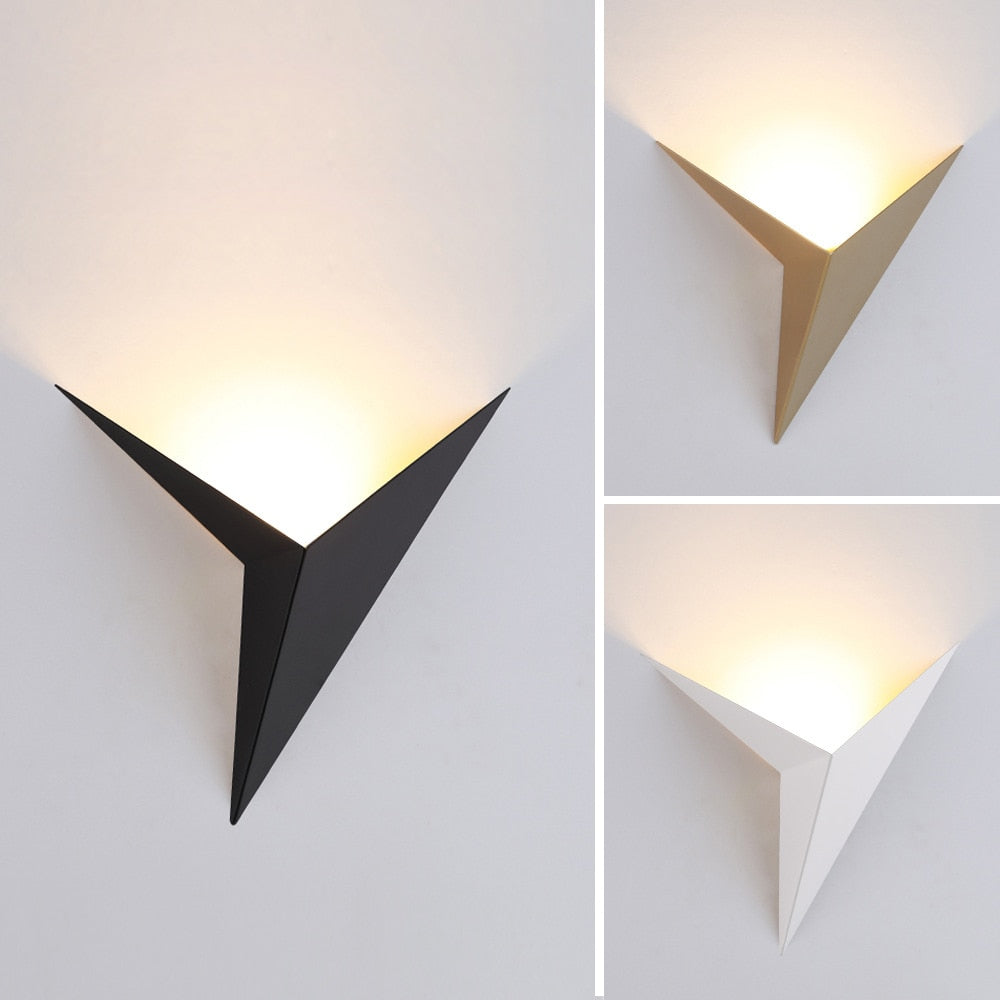 Modern Triangular Wall Lamp - TrigoLux | Stornfield
