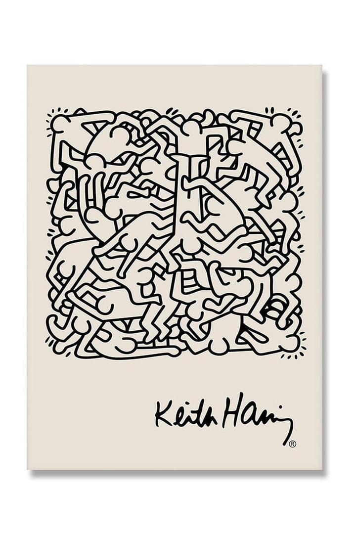 Stornfield | Keith Haring Inspired Canvas Art