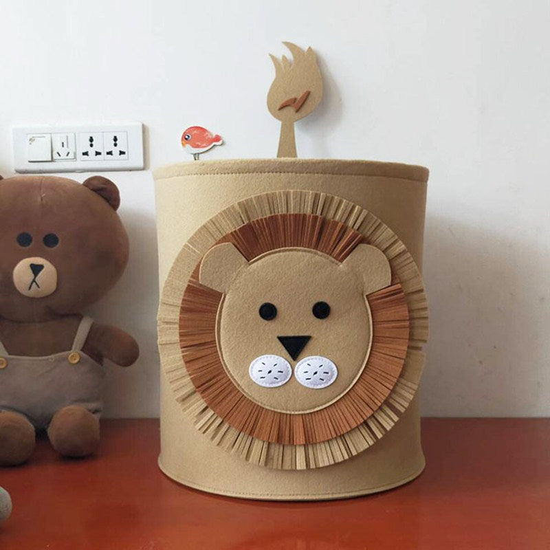 Safari Animals CollapsiStornfielde Kids Toy Laundry Organizer Basket | Stornfield