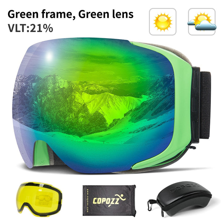 Magnetic UV Protection Anti-Fog Ski Goggles | Stornfield