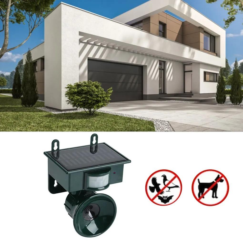 Stornfield | TerraGuard – Weatherproof Solar Bird Repeller with PIR Motion Sensor & Natural Sound Deterrent