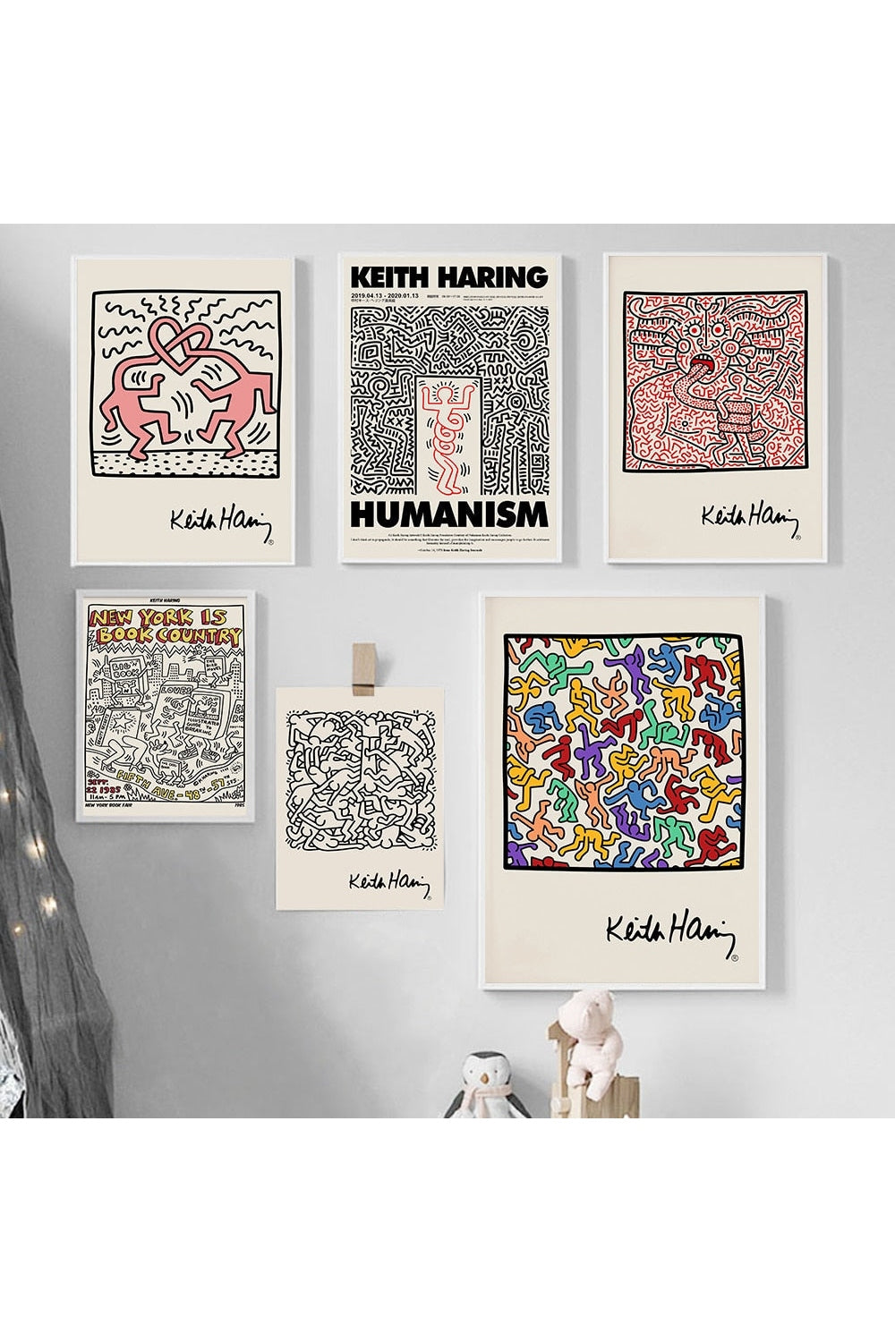Stornfield | Keith Haring Inspired Canvas Art