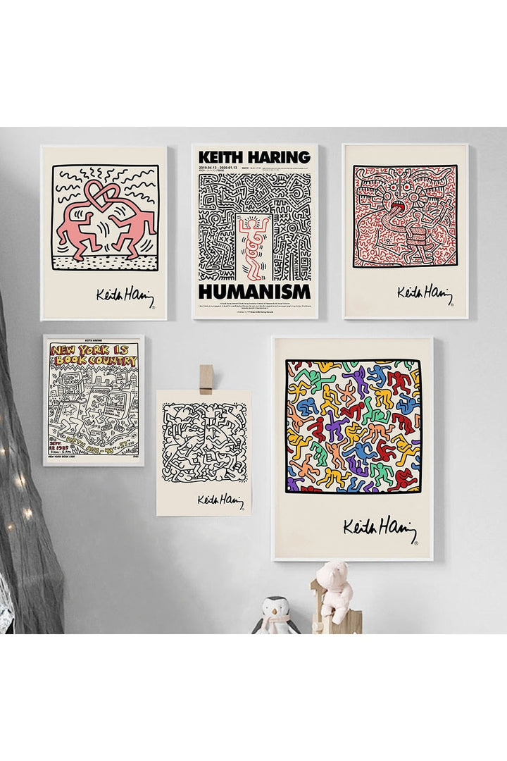 Stornfield | Keith Haring Inspired Canvas Art