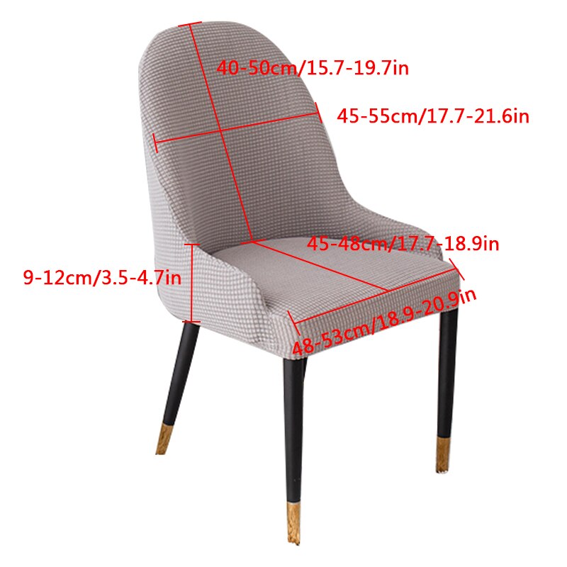 Perfect Fit High Elasticity Curved Chair Cover | Stonrfield