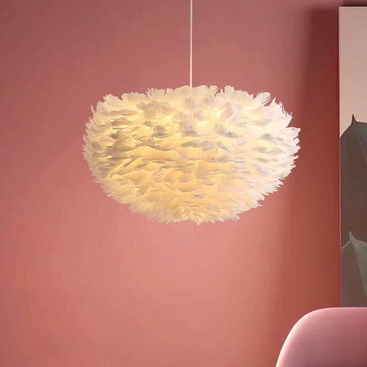 Cloud Like Realistic Feather Chandelier | Stornfield