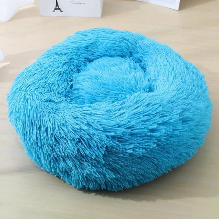 Stornfield | PawNest Soothing Donut Cat Bed | Round Plush Kennel | Stress-Reducing and Comfortable | Perfect for Cats and Small Dogs