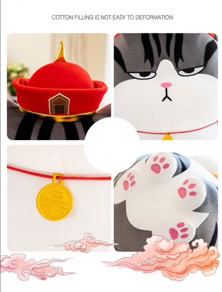 Moody Cat Soft Cuddly Plush Pillow | Stornfield