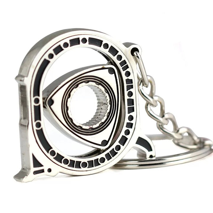 Spinning Rotor Metal Keychain | Stornfield