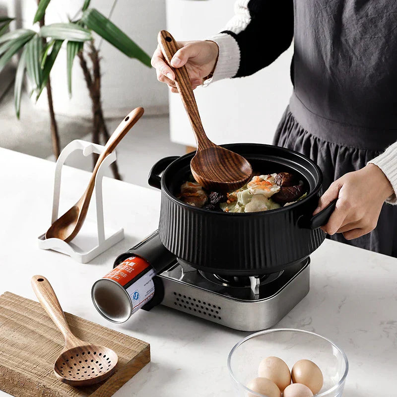 Stornfield | TeakChef 7-Piece Kitchen Utensil Set - Premium Teak Cooking Utensils for Style and Functionality