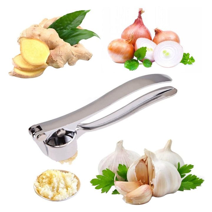 Stornfield | Stainless Steel Garlic Press: Premium Manual Mincer and Crusher for Easy Garlic Preparation in the Kitchen