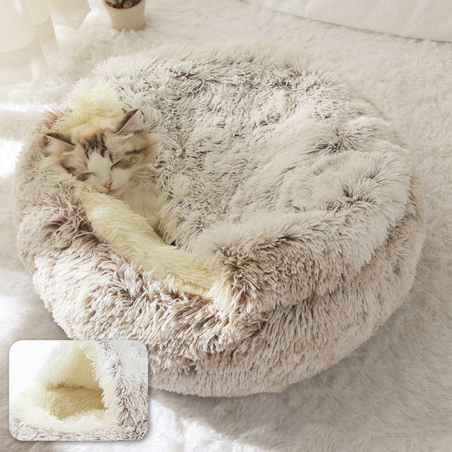 Round Plush Dog Bed | Stornfield