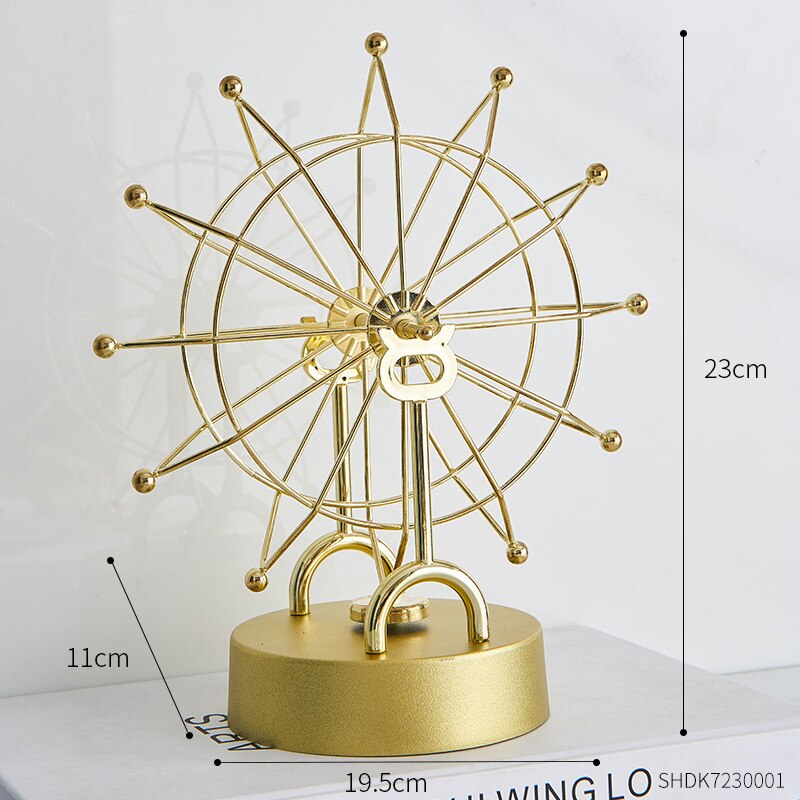 Modern Metal Rotating Home Office Decor | Stornfield