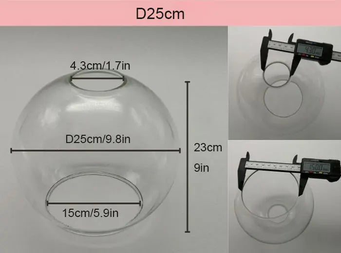 Stornfield | ClearShade | Transparent Lampshade Light Cover