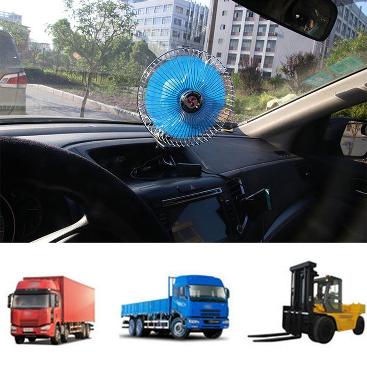 Mini Adjustable Cooling Car Clip Fan | Stornfield