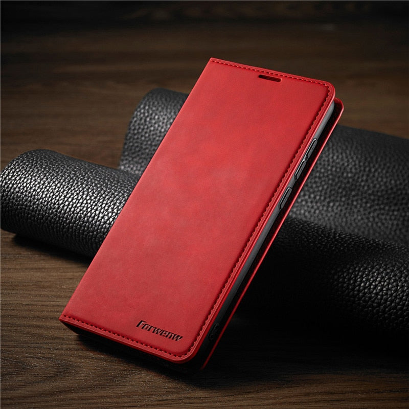 Stornfield | Huawei Case: Magnetic Leather Pouch for Stylish Protection