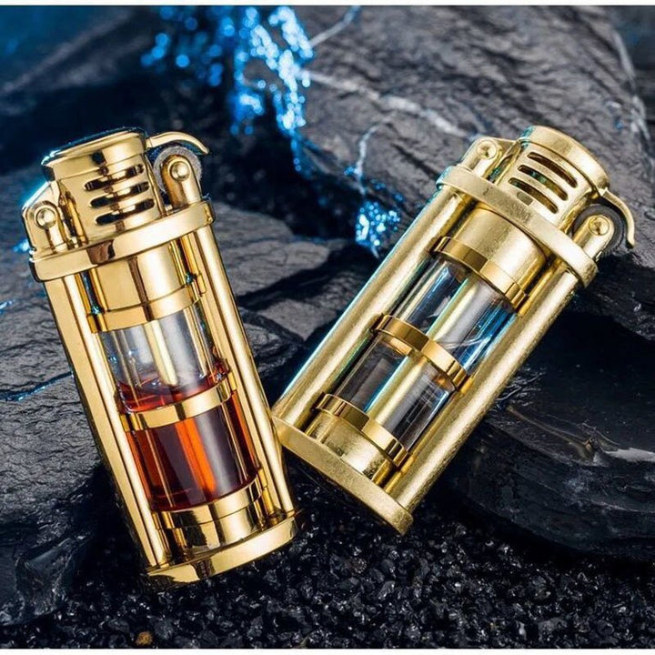 Transparent Windproof Metal Kerosene Flame Fusion Lighter | Stornfield