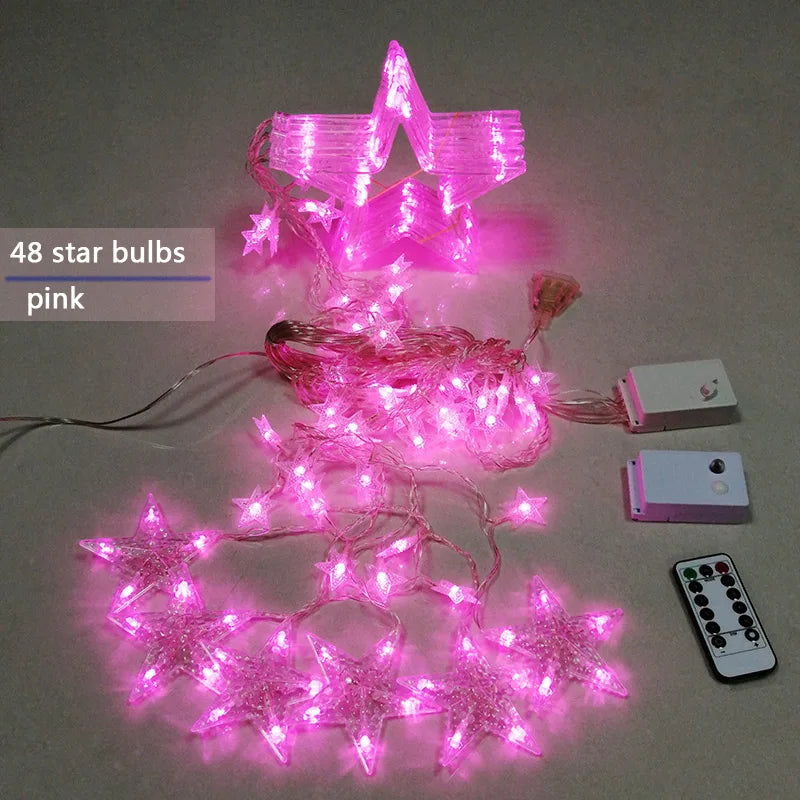 LED Star Garland - StarryGlow | Stornfield