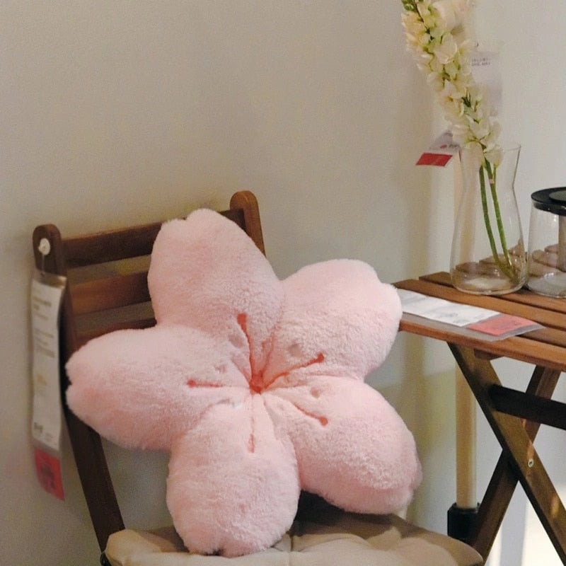 Colorful Cherry Flower Seat Cushion Pillow | Stornfield
