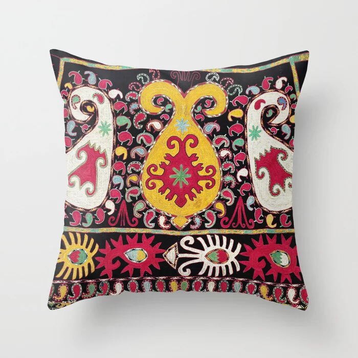 Stornfield | Nordic Moroccan Style Cushion Cover, Luxury Indian Boho Living Room Bedroom Cushion Cover, Lumbar Cushion, Home Decor
