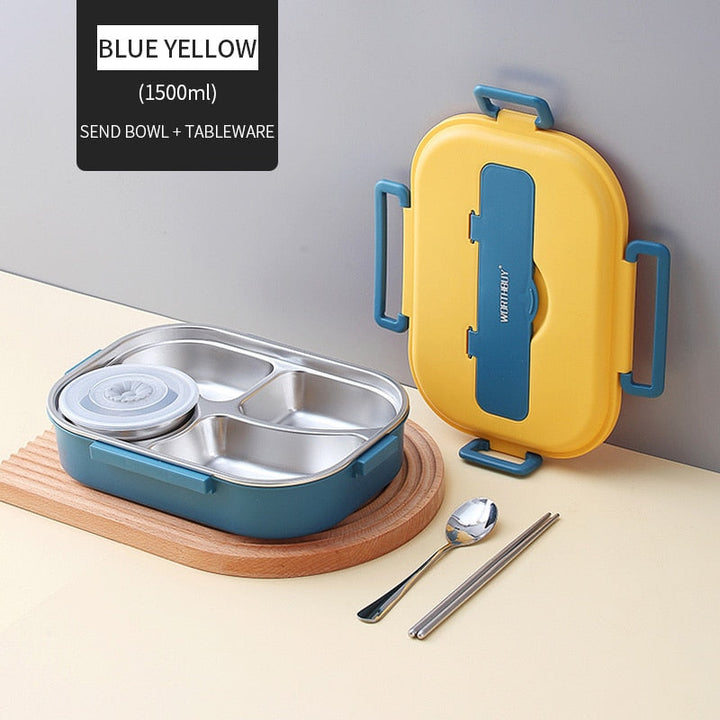 Stainless Steel Multi Compartment Kids Lunch Box | Stornfield