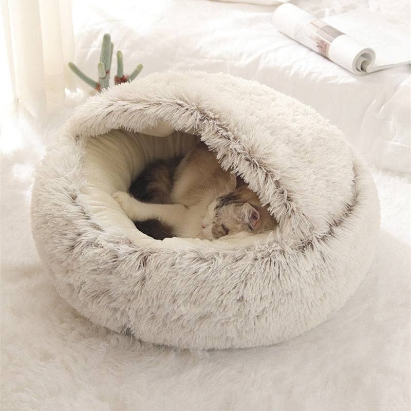 Round Plush Dog Bed | Stornfield