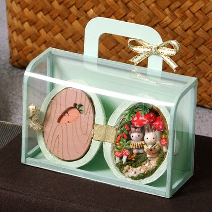 Handmade Wooden Miniature Walnut Dollhouse | Stornfield