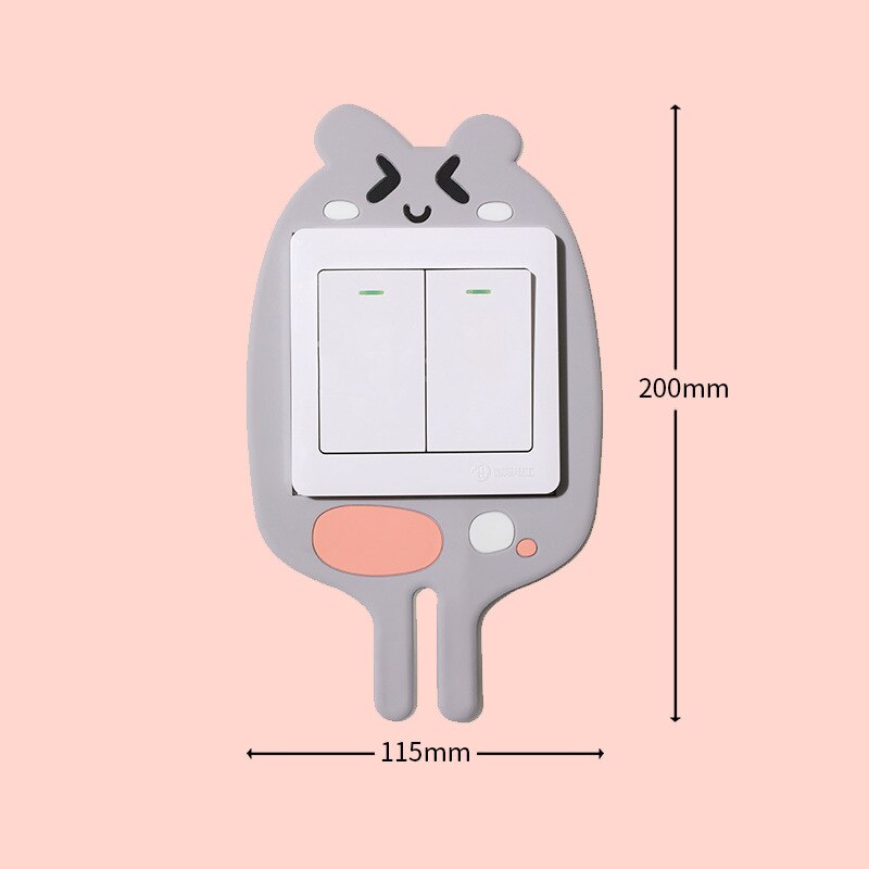 3D Luminous Cartoon Hook Outlet Sticker | Stornfield