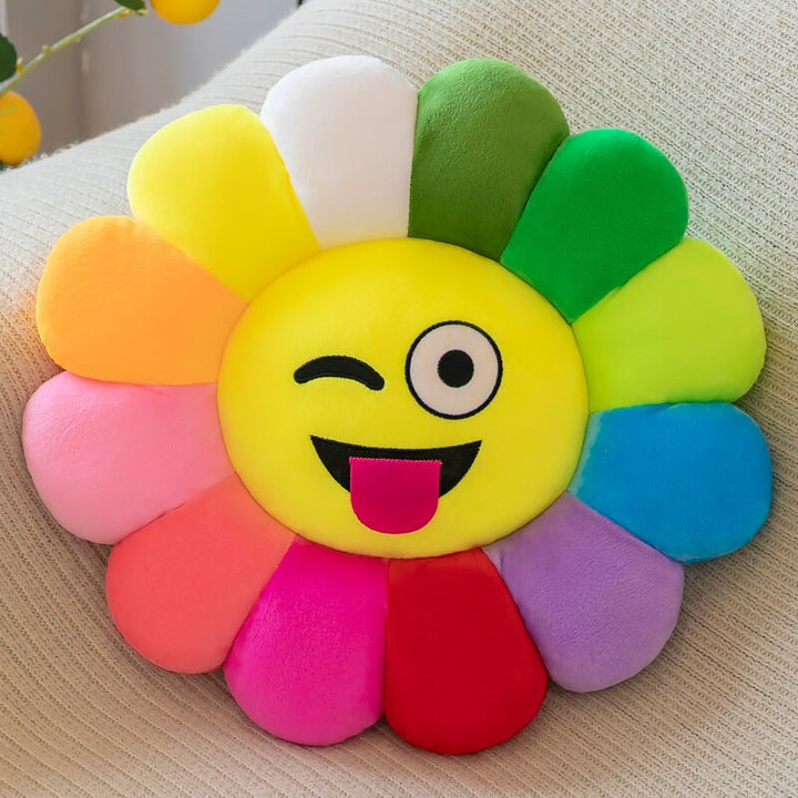 Stornfield | Colorful Sunflower Comfortable Plush Seat Cushion