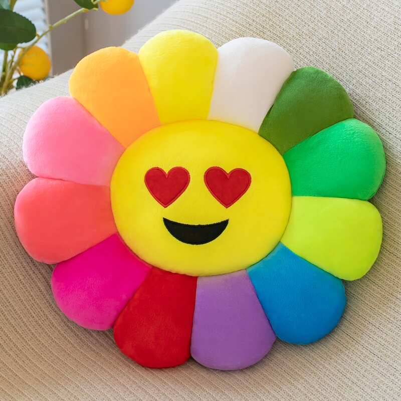 Stornfield | Colorful Sunflower Comfortable Plush Seat Cushion