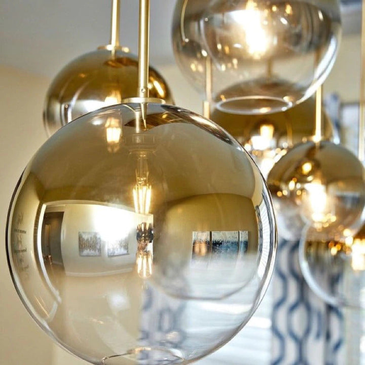 Modern Glass Sphere Pendant Lamps | Stornfield