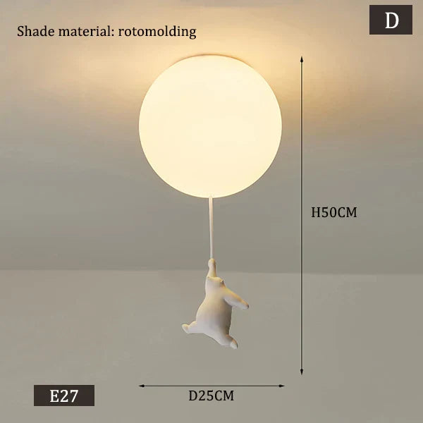 Stornfield | Hanging Bear Balloon Lamp
