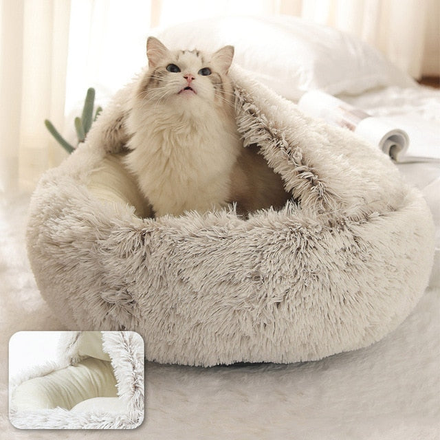 Round Plush Dog Bed | Stornfield