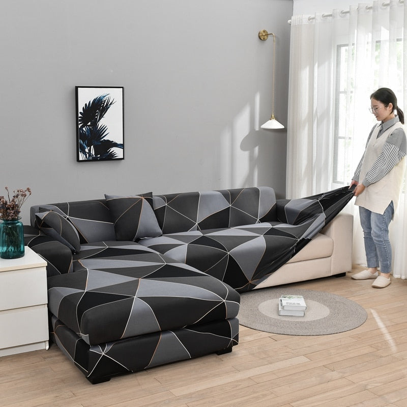 Modern Non-slip Colorful Elastic Sofa Cover | Stornfield