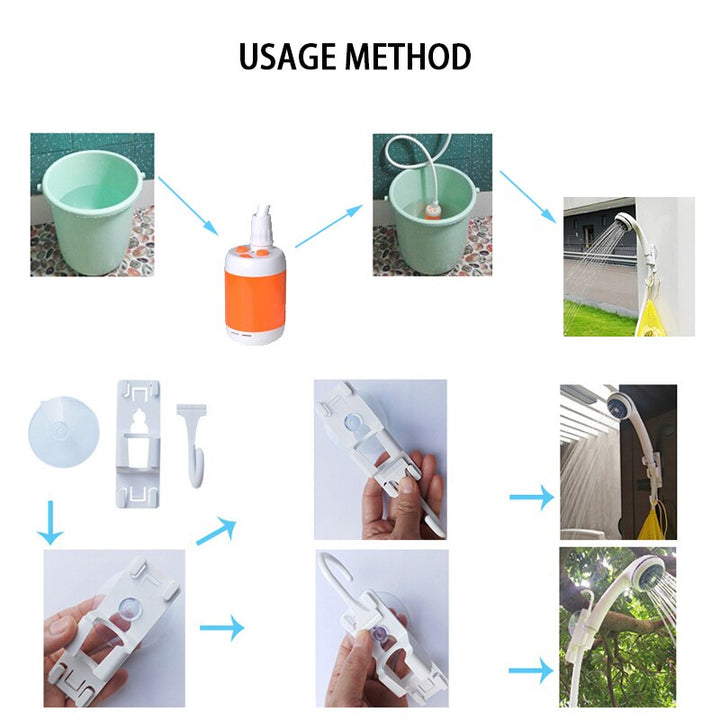 Portable Electric Outdoor Camping Shower Set | Stornfield