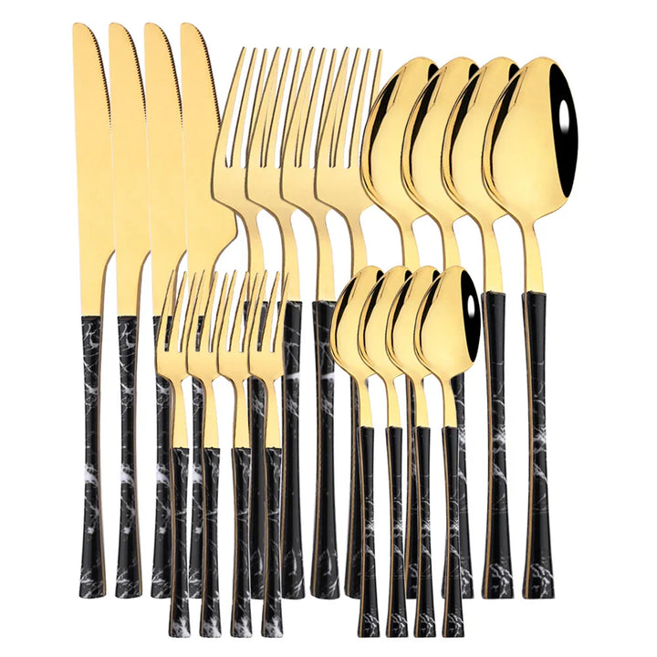 Stornfield | RusticDining | Stainless Steel Cutlery with Wooden Handles