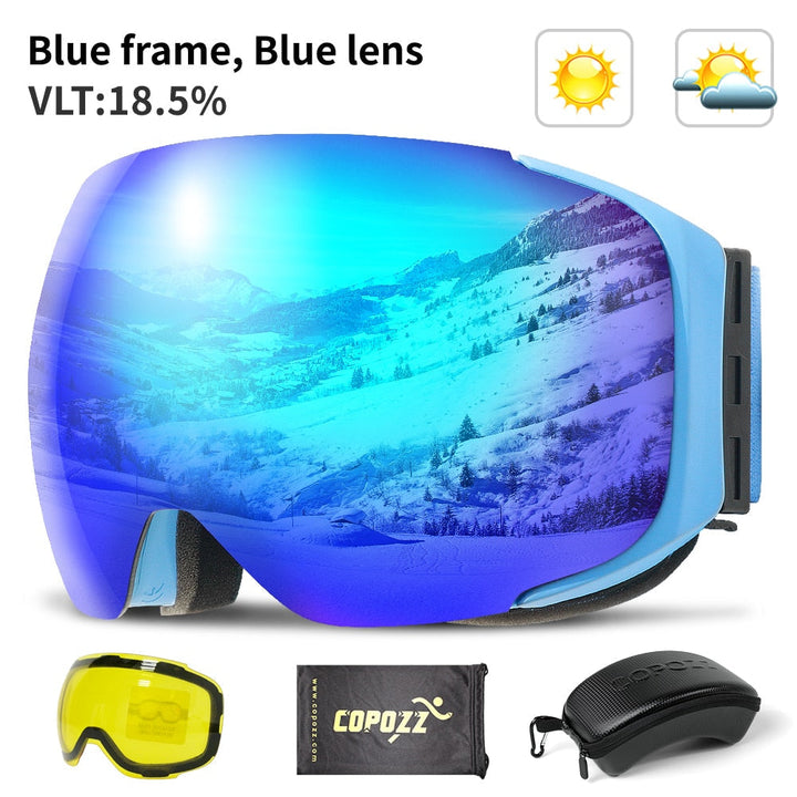 Magnetic UV Protection Anti-Fog Ski Goggles | Stornfield