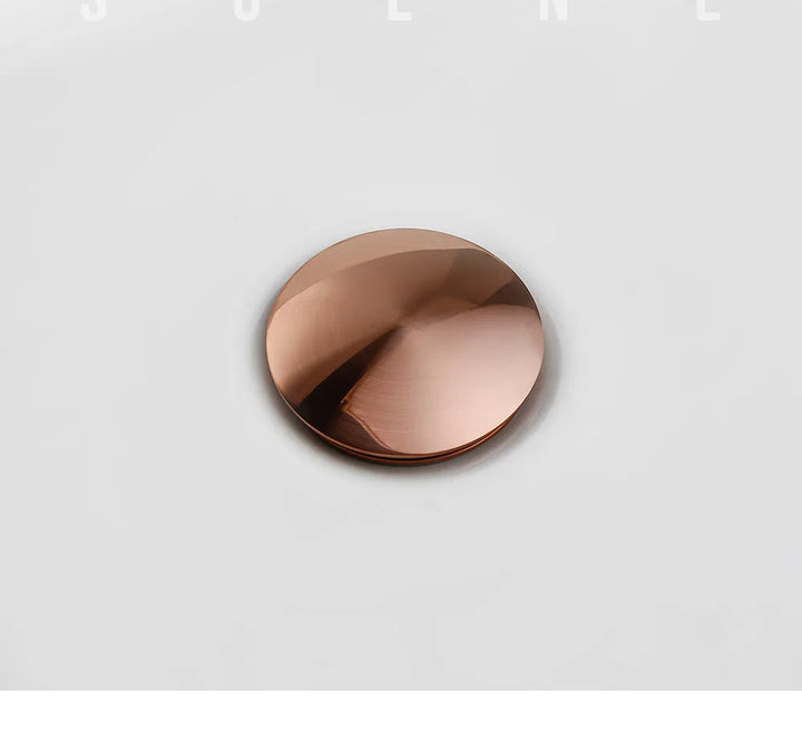 Bagnolux Rose Gold Sink Drain Valve Stornfield