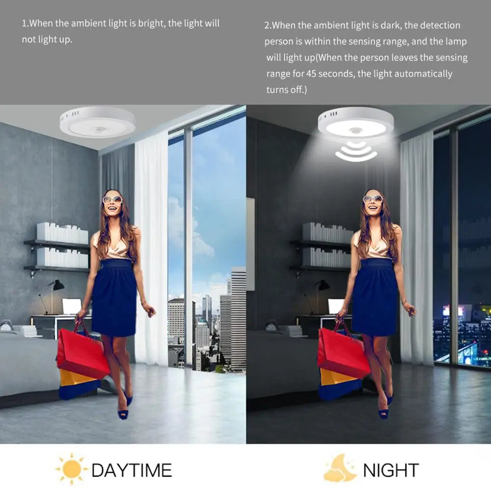 Stornfield | Motion Sensor LED Ceiling Lights - Smart Lighting for Your Home