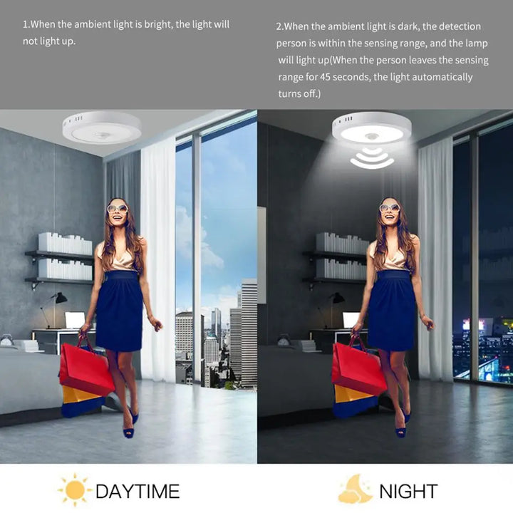 Stornfield | Motion Sensor LED Ceiling Lights - Smart Lighting for Your Home