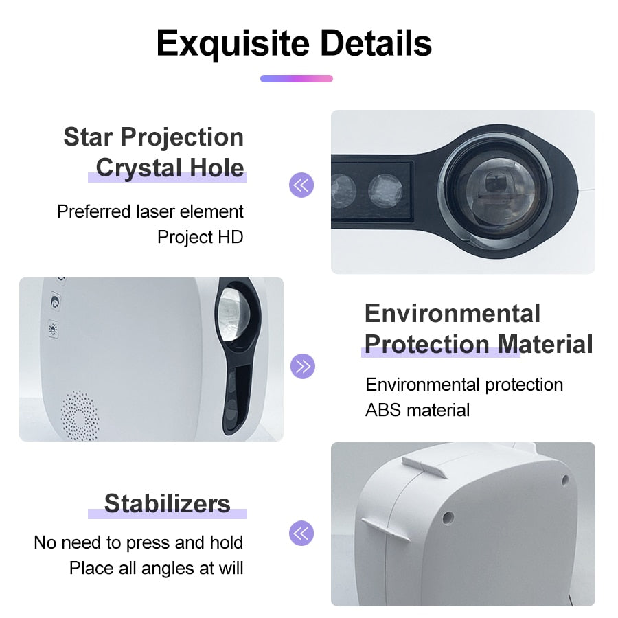 Galaxy Glow Rotating Starry Sky Projector | Stornfield