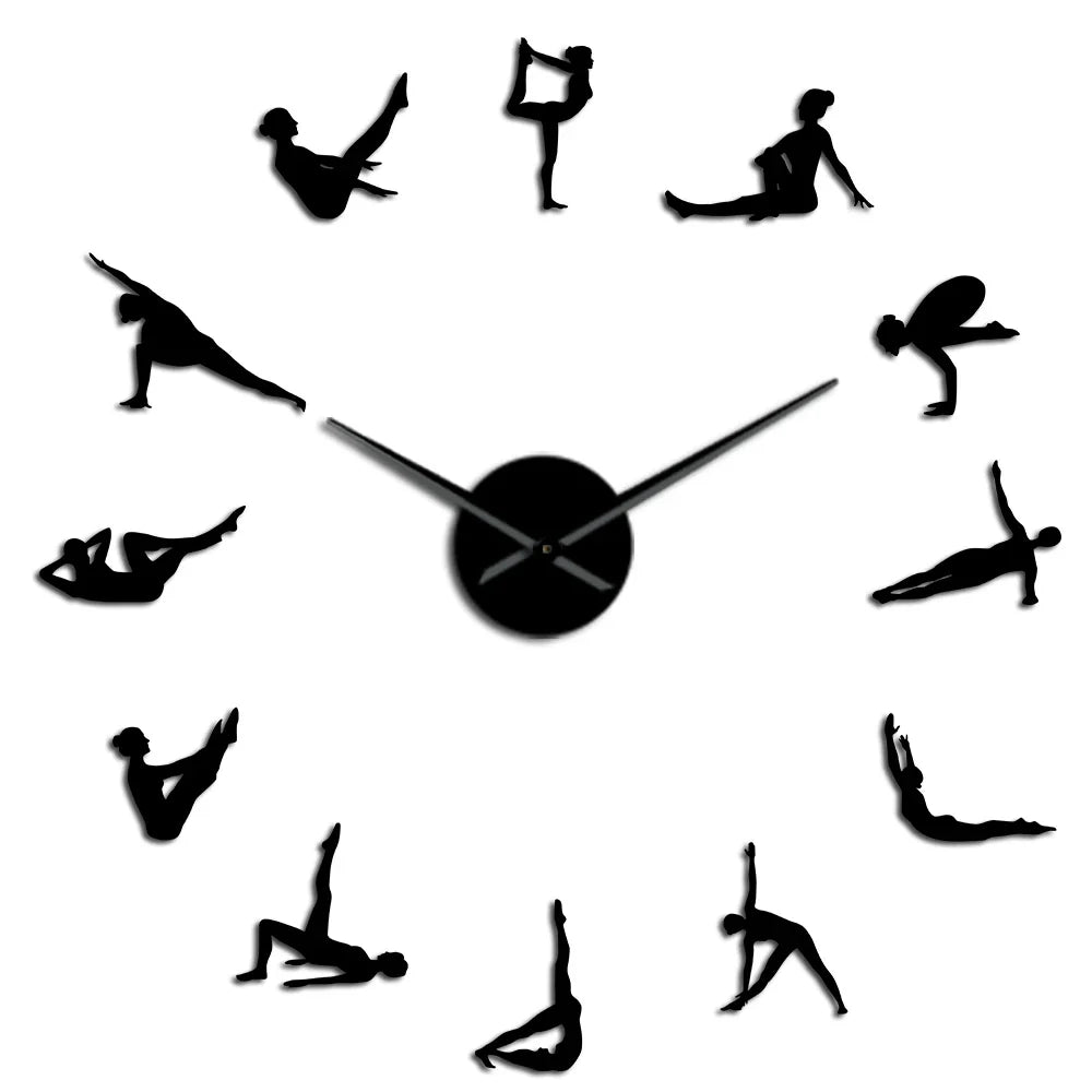 Stornfield | DIY Pilates Poses Wall Clock