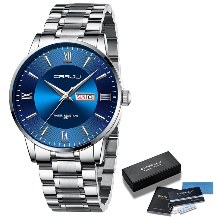 Stornfield | Men's Luxury Waterproof Sports Watch – Stainless Steel Quartz Chronograph