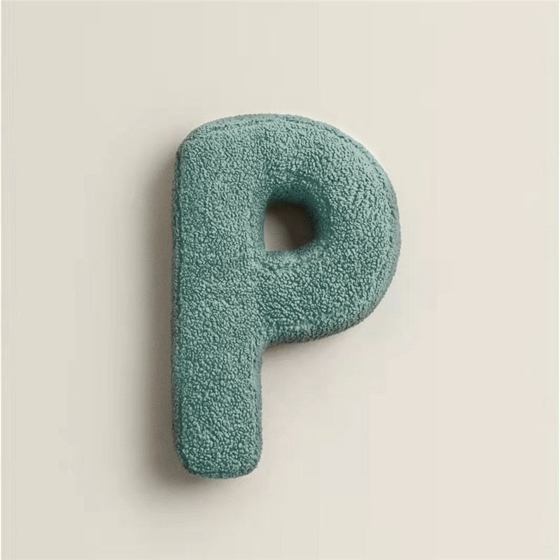 Stornfield | Fleece Alphabet Letter F Cushion