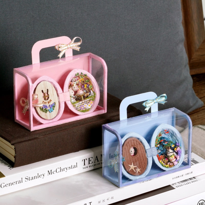 Handmade Wooden Miniature Walnut Dollhouse | Stornfield
