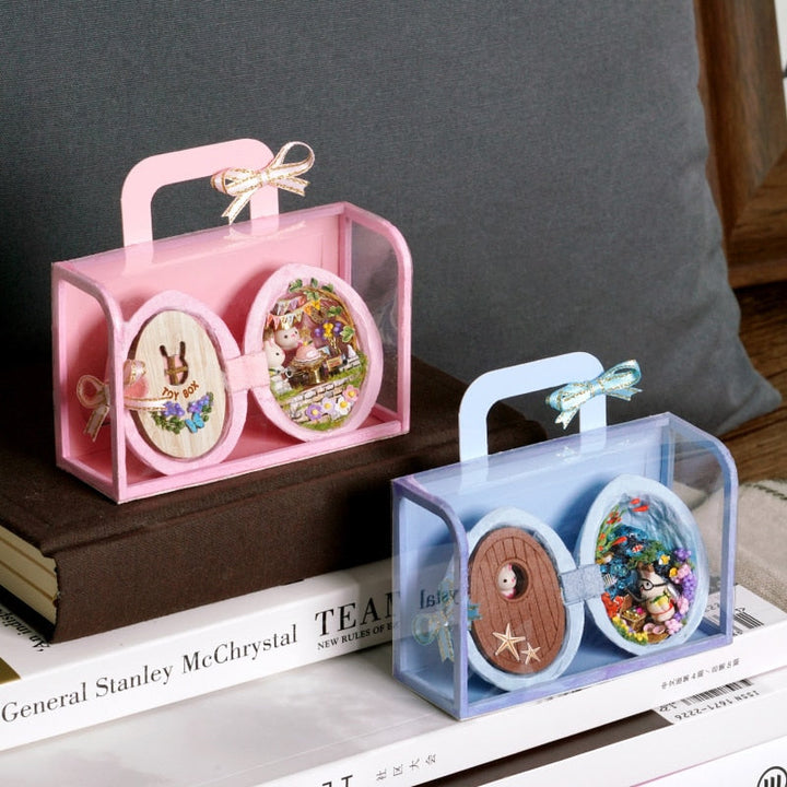 Handmade Wooden Miniature Walnut Dollhouse | Stornfield
